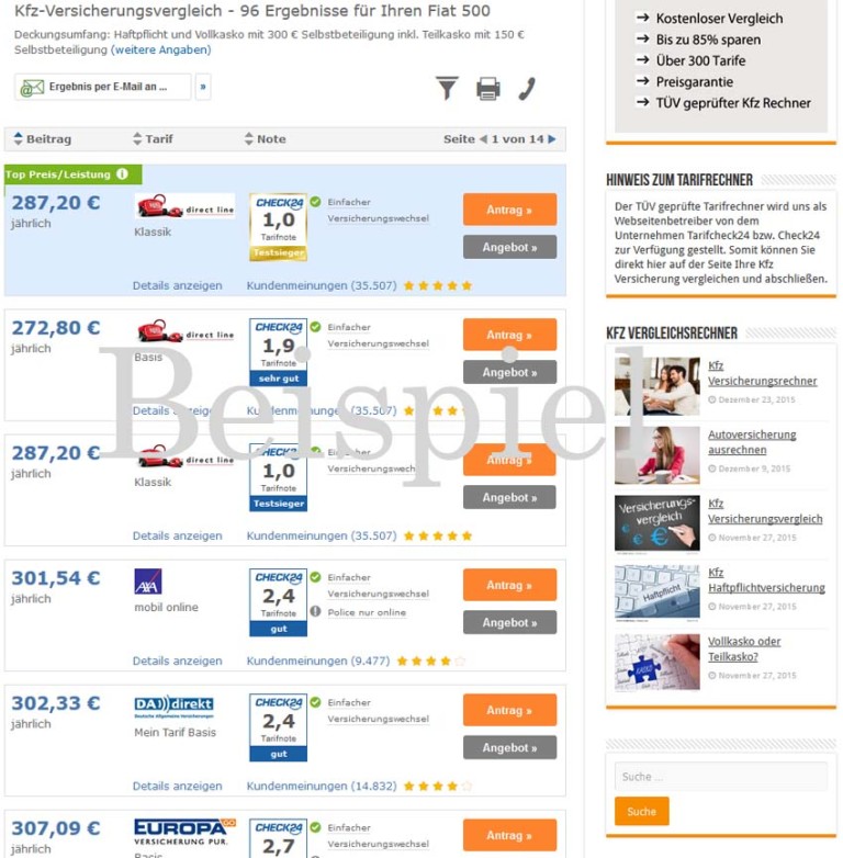 Was Kostet Ein Fiat 500 In Der Versicherung Fiat 500 Versicherung jetzt kostenlos online vergleichen!